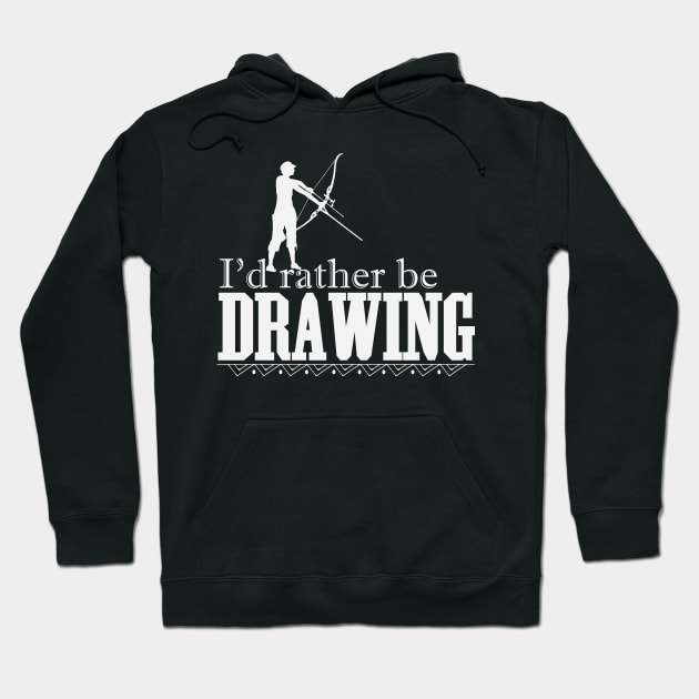 Archer Saying | Archery Bow and Arrow Sports Hoodie by DesignatedDesigner